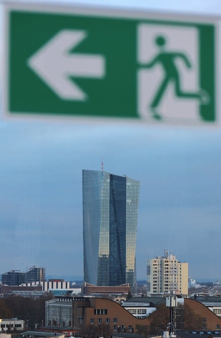 Decision sur les taux de la bce a francfort