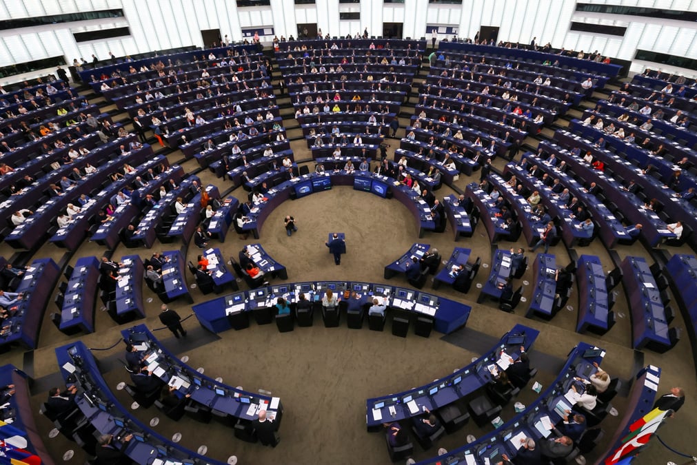 Le parlement europeen a starsbourg, france.