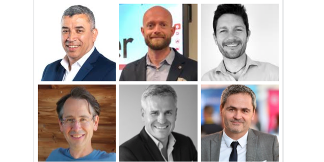 Jalil Benabillah, Julien Feja, Julien Hostache, Matthieu Brunet, Matthieu Ourliac et Samuel Hervé.