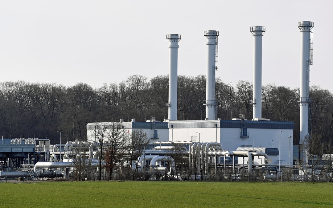 Photo d'archives du depot de gaz naturel d'astora a rehden, en allemagne