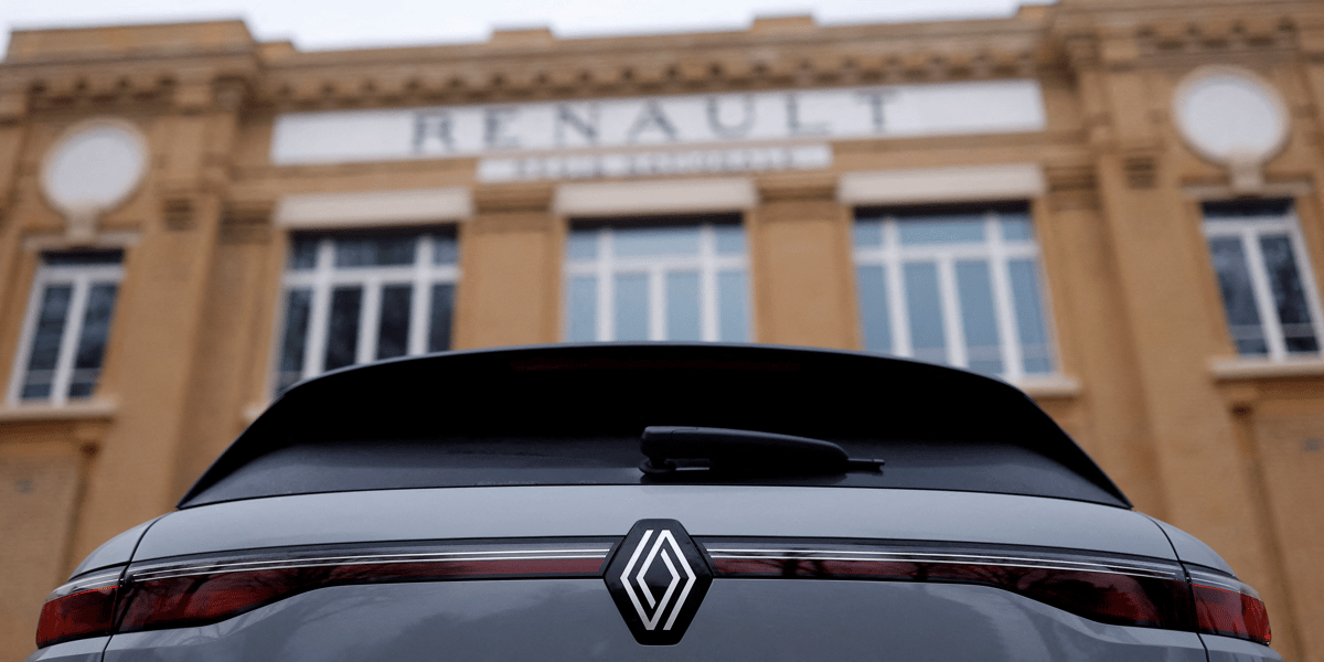 Un vehicule du constructeur automobile francais renault