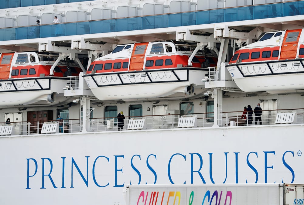 Trente-neuf nouveaux cas de coronavirus sur le bateau de croisiere au japon