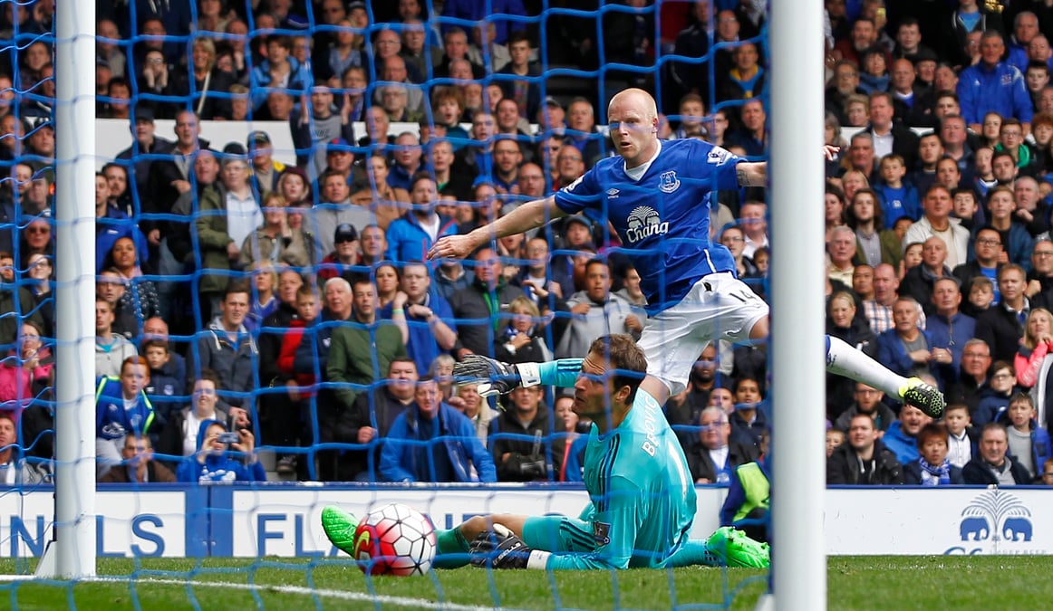 Everton et naismith font tomber chelsea