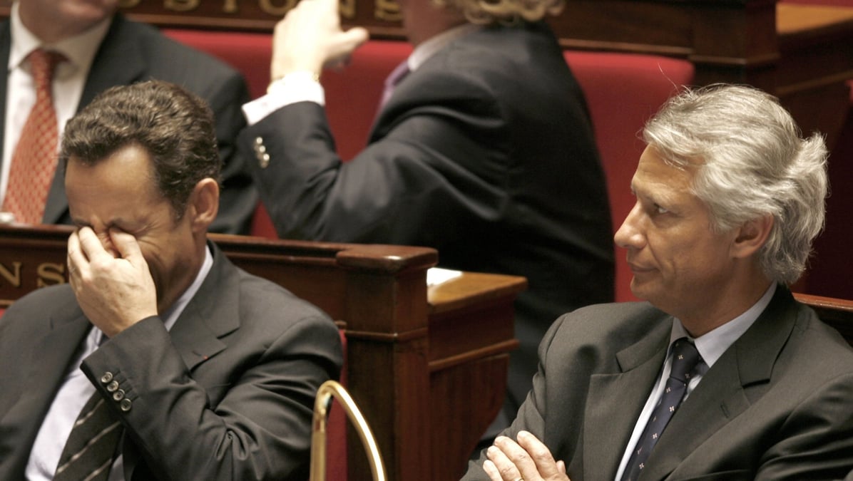 nicolas sarkozy et  villepin