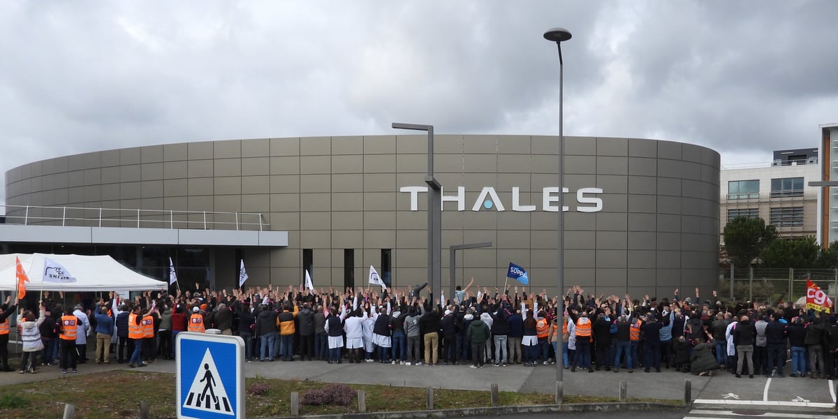L'intersyndicale des salariés de Thales Mérignac se mobilise à nouveau ce jeudi 10 avril pour obtenir des hausses salariales.