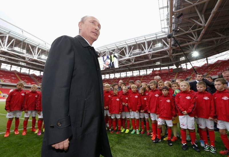 Mondial2018: Vladimir Poutine inaugure un stade à Moscou