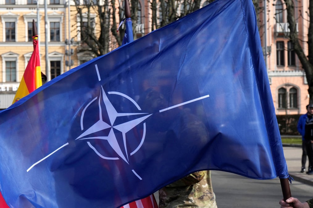 Le drapeau de l'otan