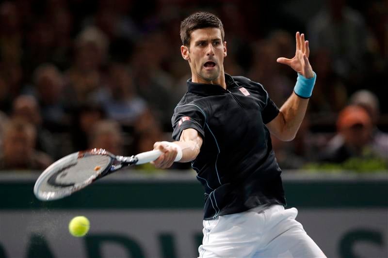 Tennis: Djokovic bat Federer et va en finale à Bercy