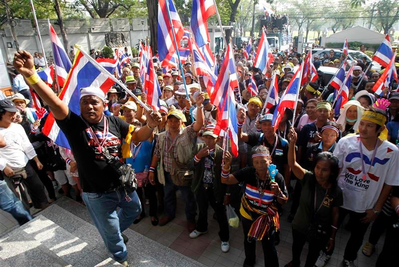 La contestation va rencontrer l'armée en Thaïlande