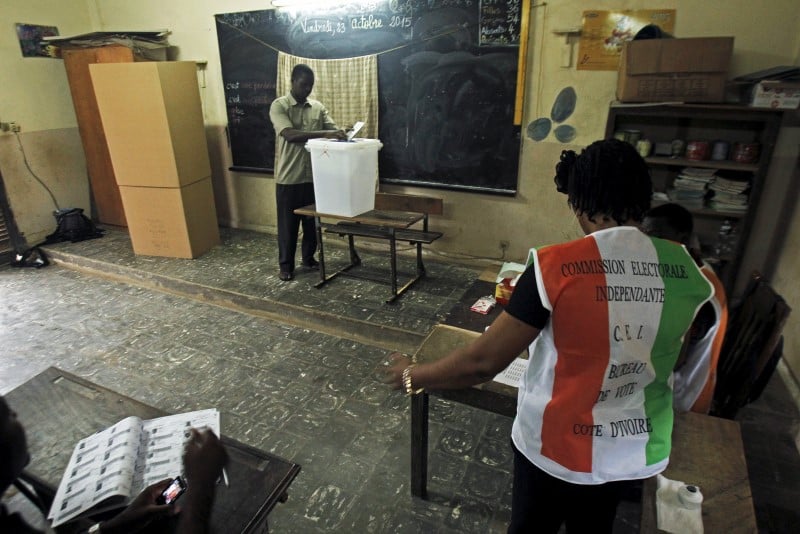 La cote d'ivoire aux urnes