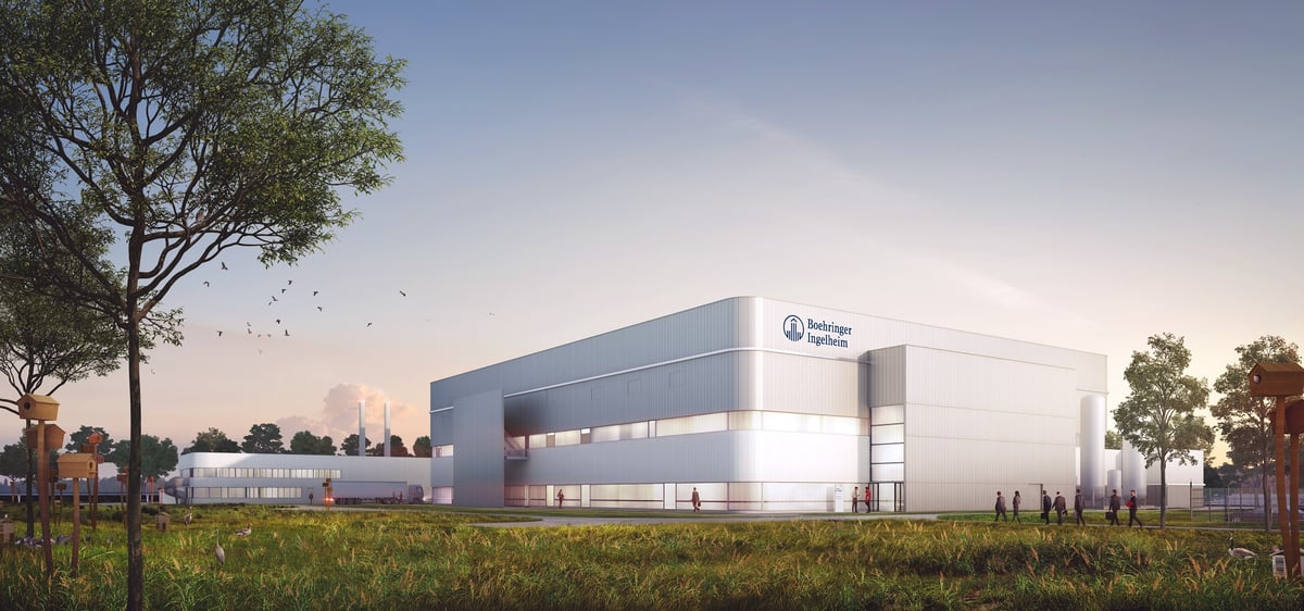 Le futur site de Boehringer Ingelheim de Jonage