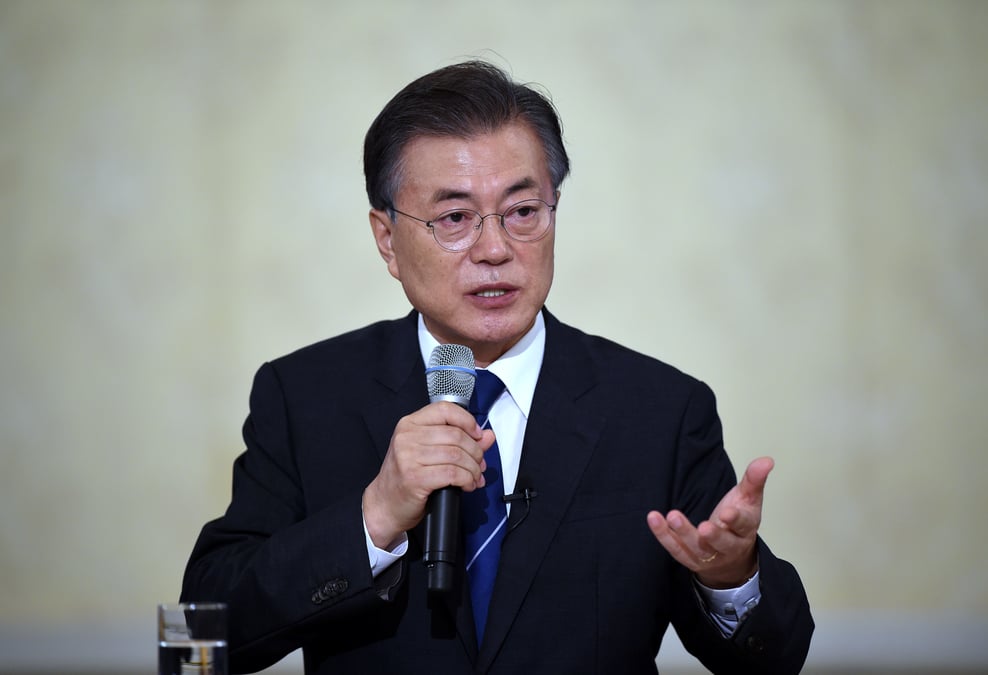 Le president sud-coreen denonce les "provocations" de pyongyang