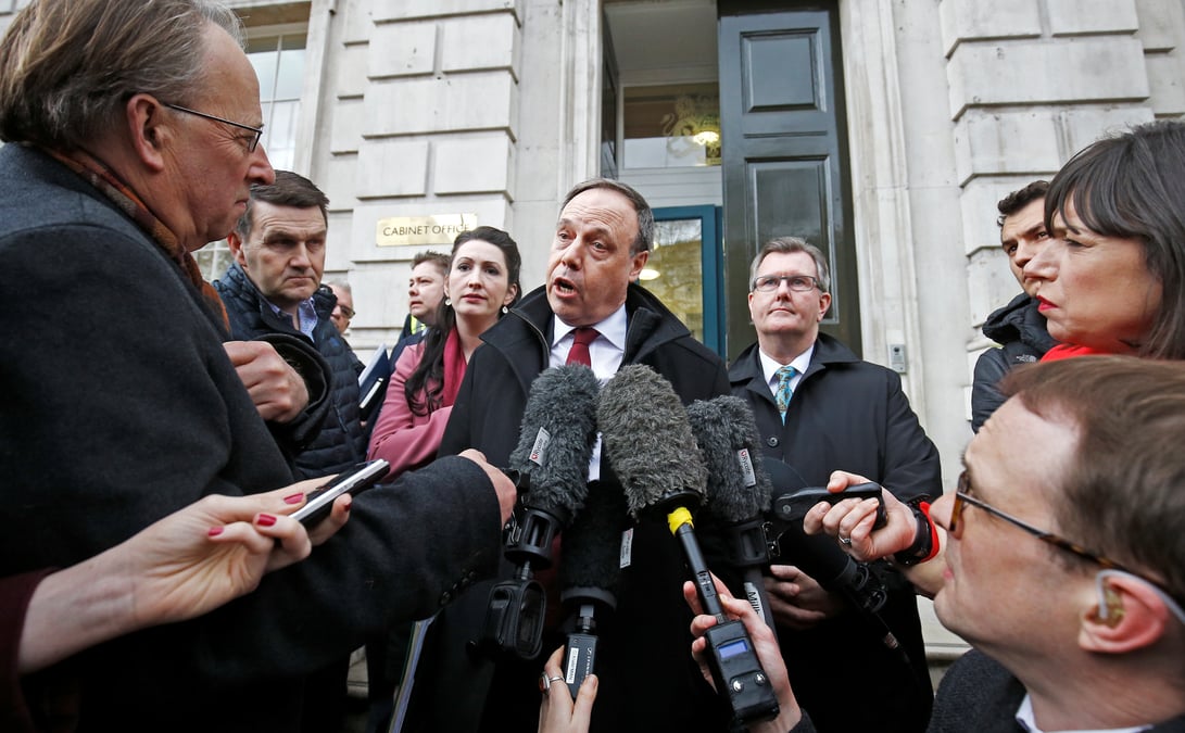 Brexit: le dup a eu de "bonnes" discussions avec le gouvernement