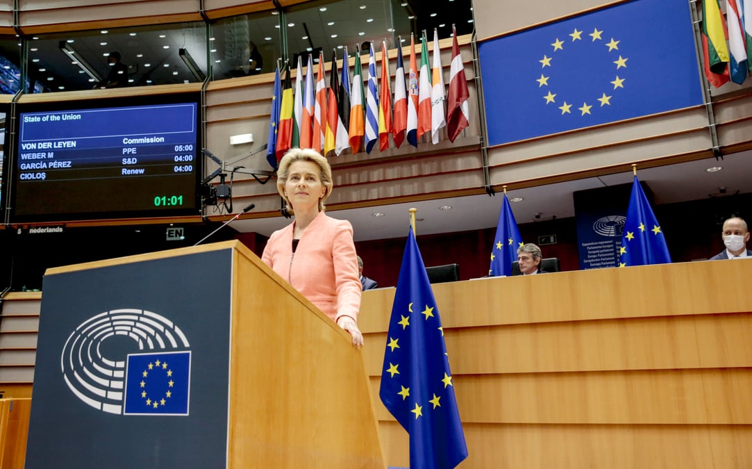Ursula von der leyen plaide pour une ue plus unie face a la crise