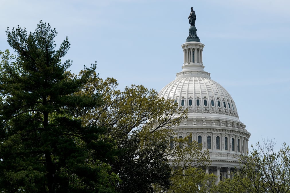 Le batiment du capitole des etats-unis a washington, aux etats-unis