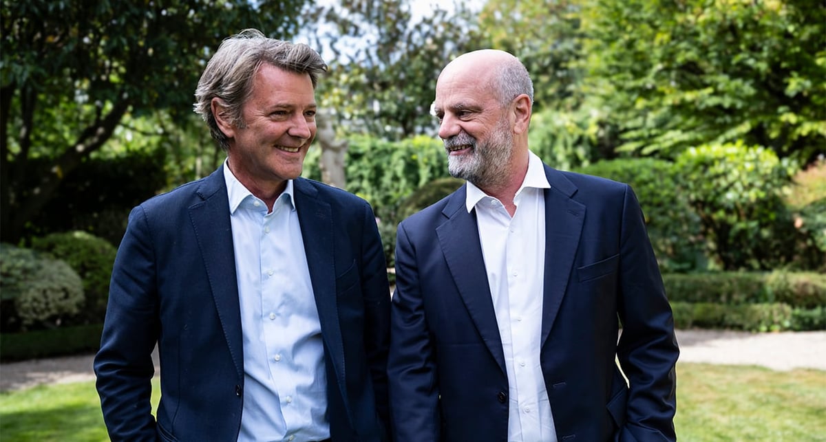 À la deuxième université d'été de son Think tank Laboratoire de la République, Jean-Michel Blanquer (à droite) a retrouvé un ami proche : François Baroin (à gauche), actuel maire de Troyes.