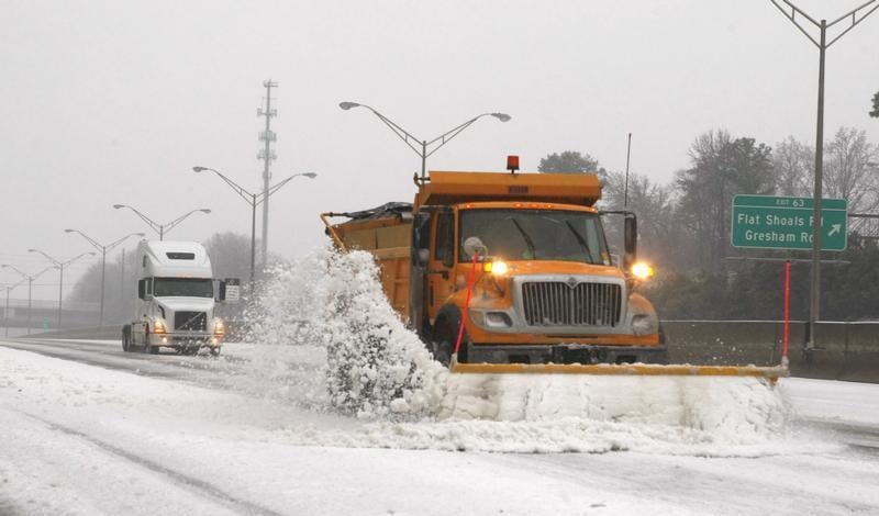 Le sud-est des Etats-Unis balayé par une tempête de neige