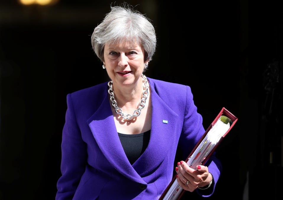 May presente vendredi au gouvernement un plan d'accord douanier post-brexit