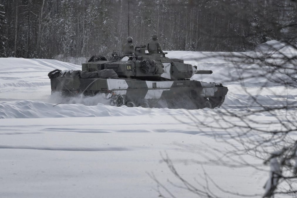 Un char leopard 2 a boden, en suede