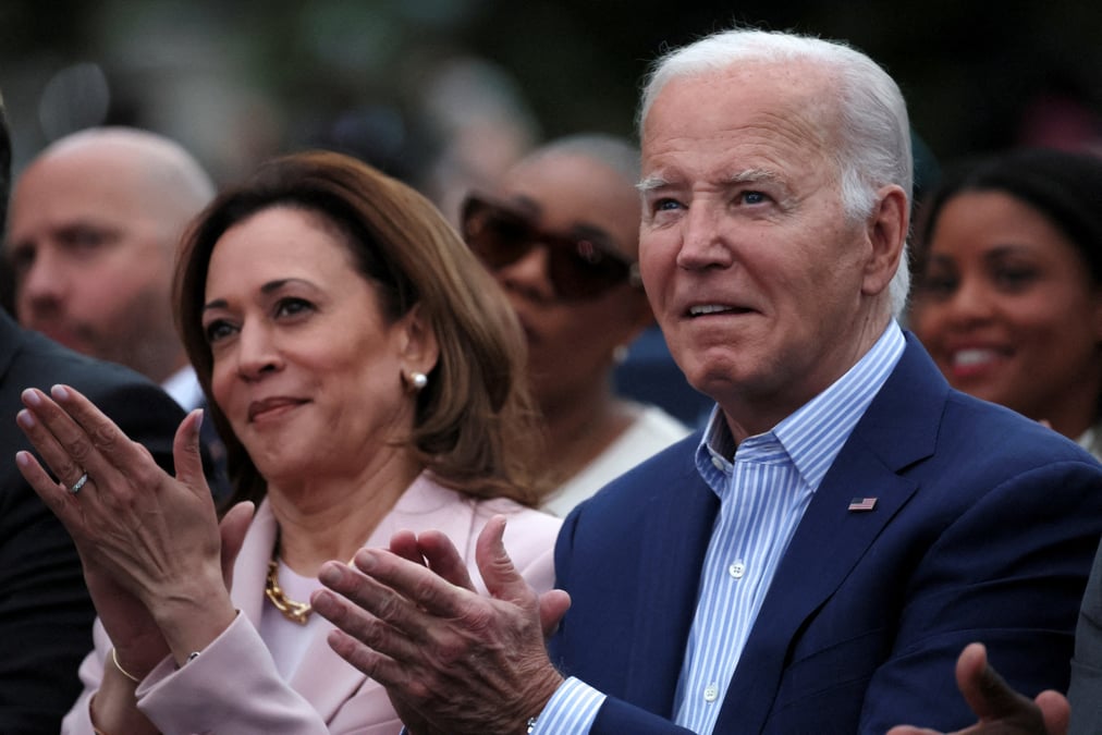 Kamala Harris et le président Biden.
