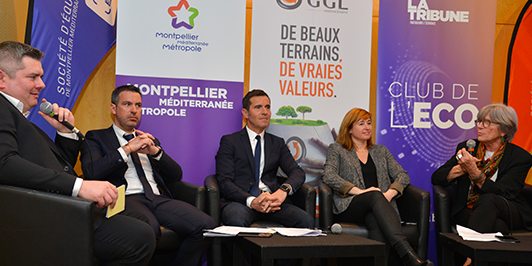 Le Club de l'éco immobilier, organisé par La Tribune Montpellier le 15 mars 2019, dans le cadre du salon de l'immobilier