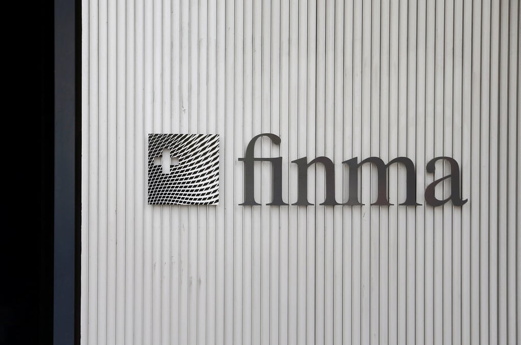 Photo d'archives du logo de l’autorite federale de surveillance des marches financiers (finma)
