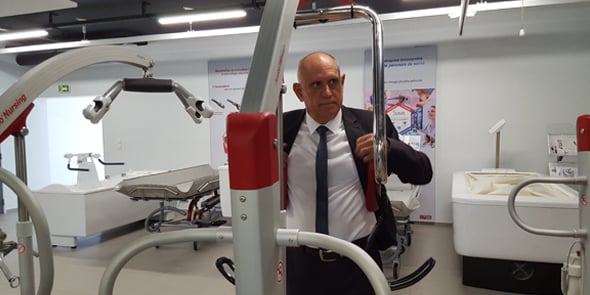 Michel Malgouyres, co-dirigeant de Scaleo Medical à Montpellier