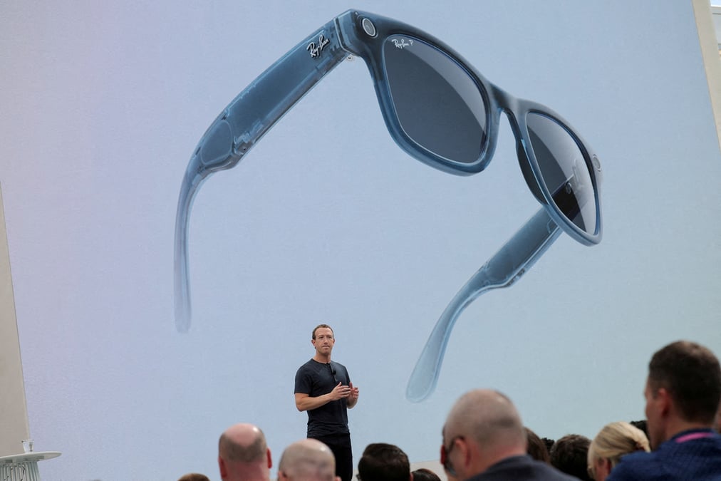 Mark zuckerberg, directeur general de meta, lors de l'evenement meta connect