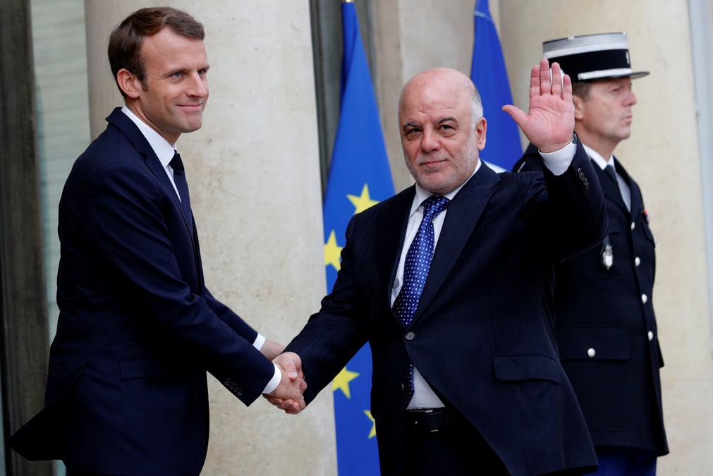 La france restera en irak tant que bagdad le voudra, affirme macron