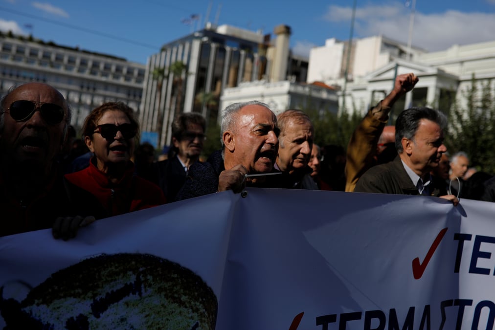 Greve en grece pour une revalorisation des salaires