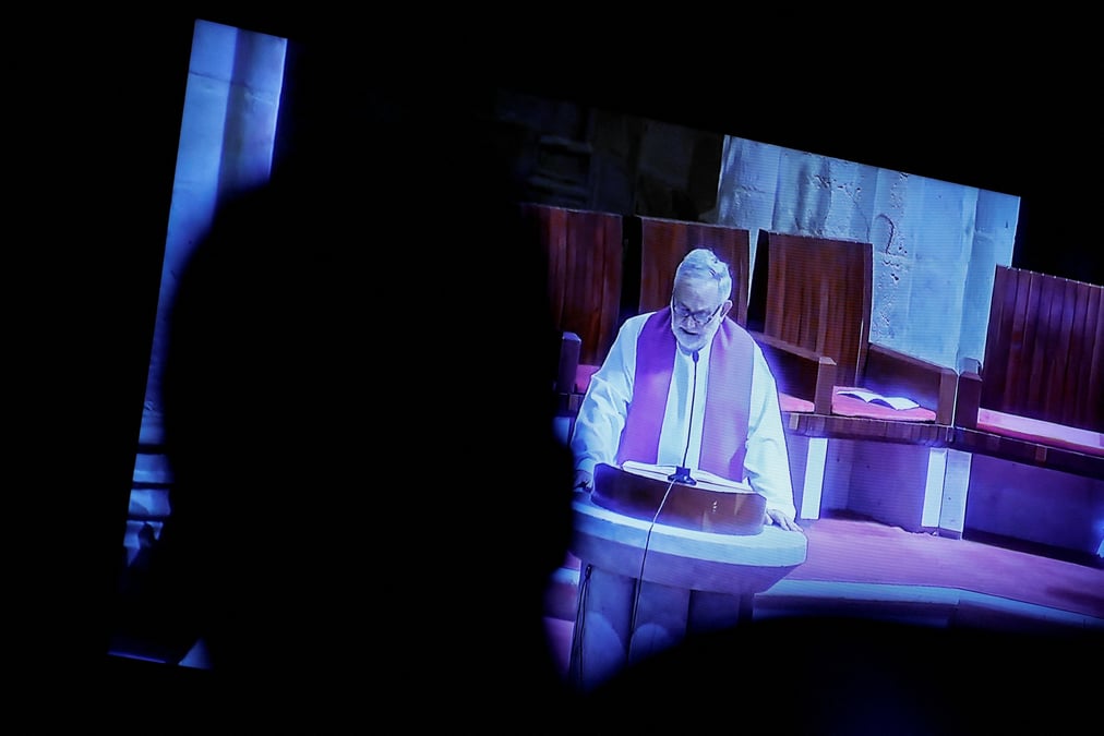 Photo d'archives: l'eglise catholique espagnole organise une messe demandant pardon pour les abus sexuels, a bilbao