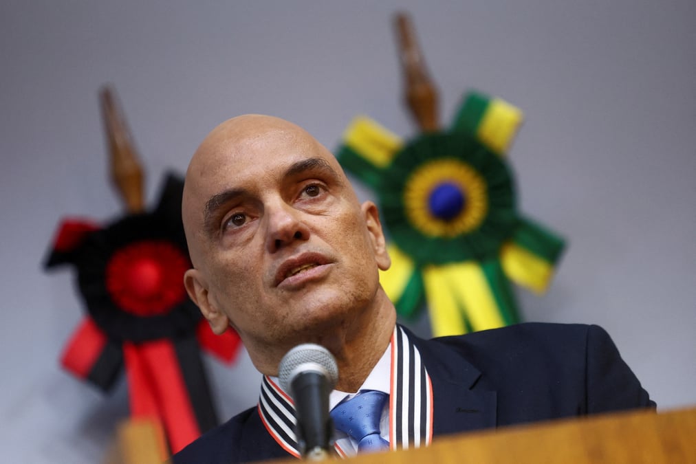 Le juge de la cour supreme du bresil, alexandre de moraes