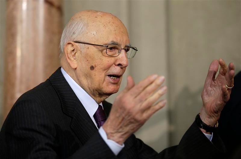 Giorgio Napolitano se retirera avant la fin de son mandat