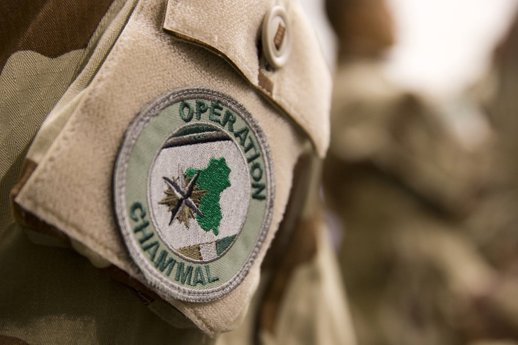 Recit de l'operation francaise chammal depuis une base militaire jordanienne