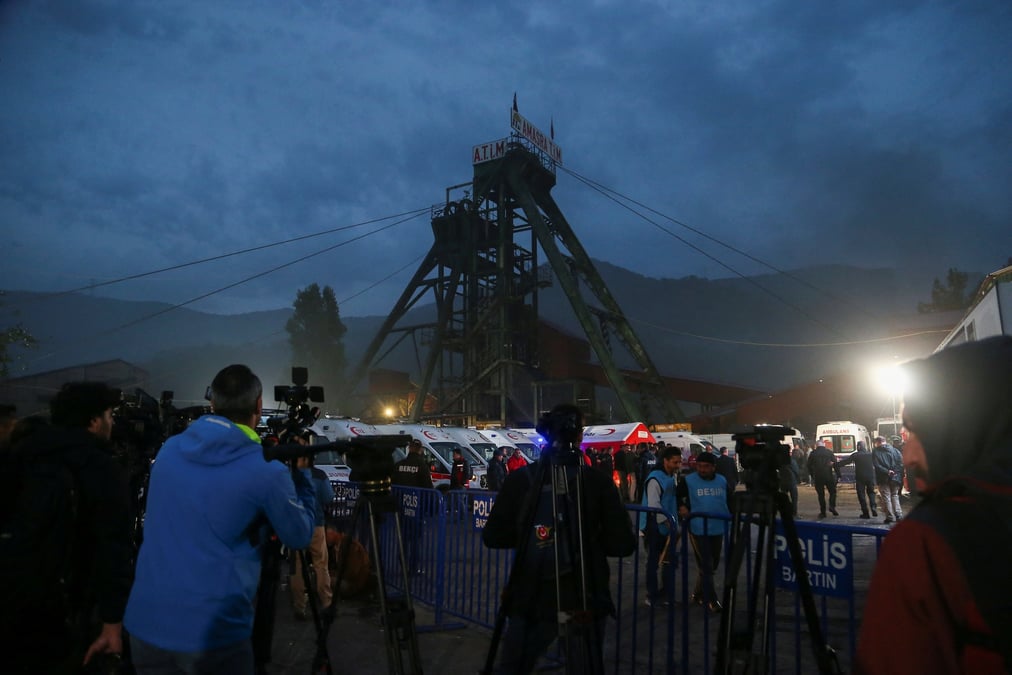 Explosion dans une mine de charbon dans le nord de la turquie