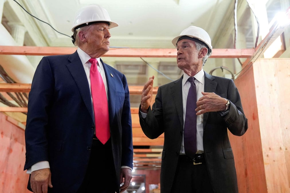 Le président américain, Donald Trump, a rendu ce jeudi 25 juillet une visite inhabituelle au chantier de rénovation du siège de la Fed. (Photo d’illustration.