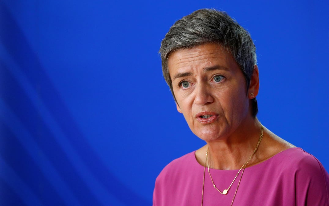 Ue: vestager pas soutenue par copenhague pour un nouveau mandat