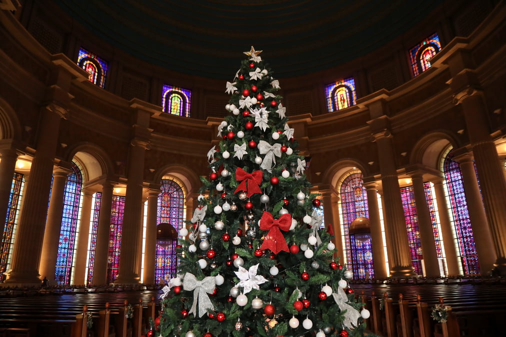 Concert de noel dans la cathedrale notre-dame de paris