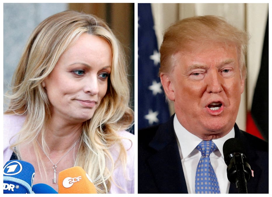 Photo d'illustration de stormy daniels et de donald trump