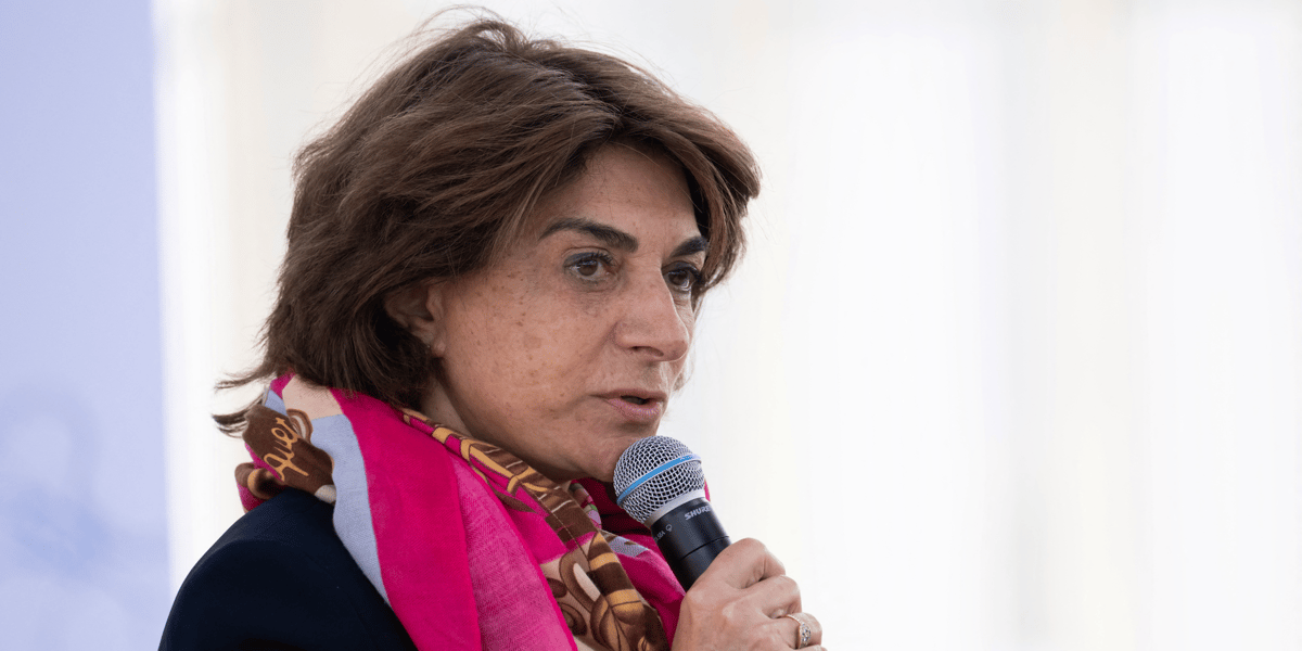 Martine Vassal, candidate à la mairie de Marseille.
