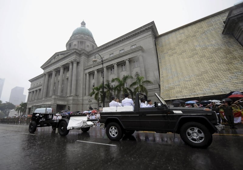 Les singapouriens rendent un dernier hommage a lee kuan yew