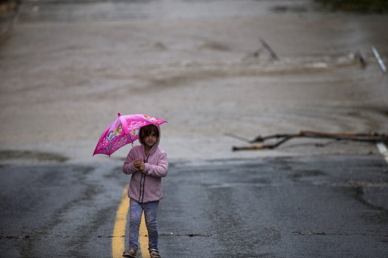 Fortes precipitations a houston, au texas