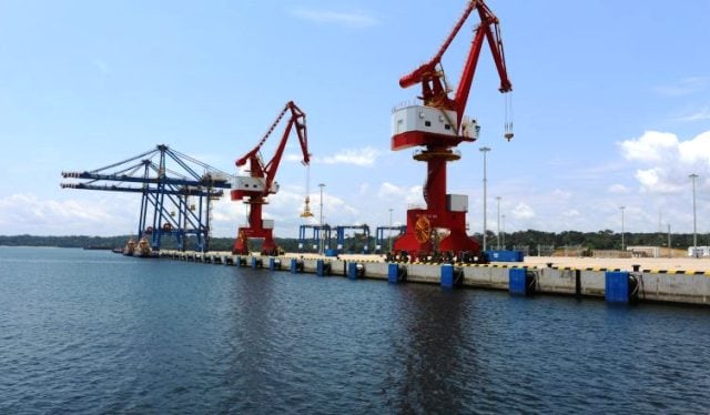 La plateforme du terminal polyvalent du port de Kribi, alors gérée par le consortium camerounais Kribi polyvalent multiple operators (KPMO), était entrée officiellement en service en janvier 2019.
