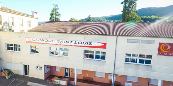La clinique Saint-Louis, à Ganges (Hérault)