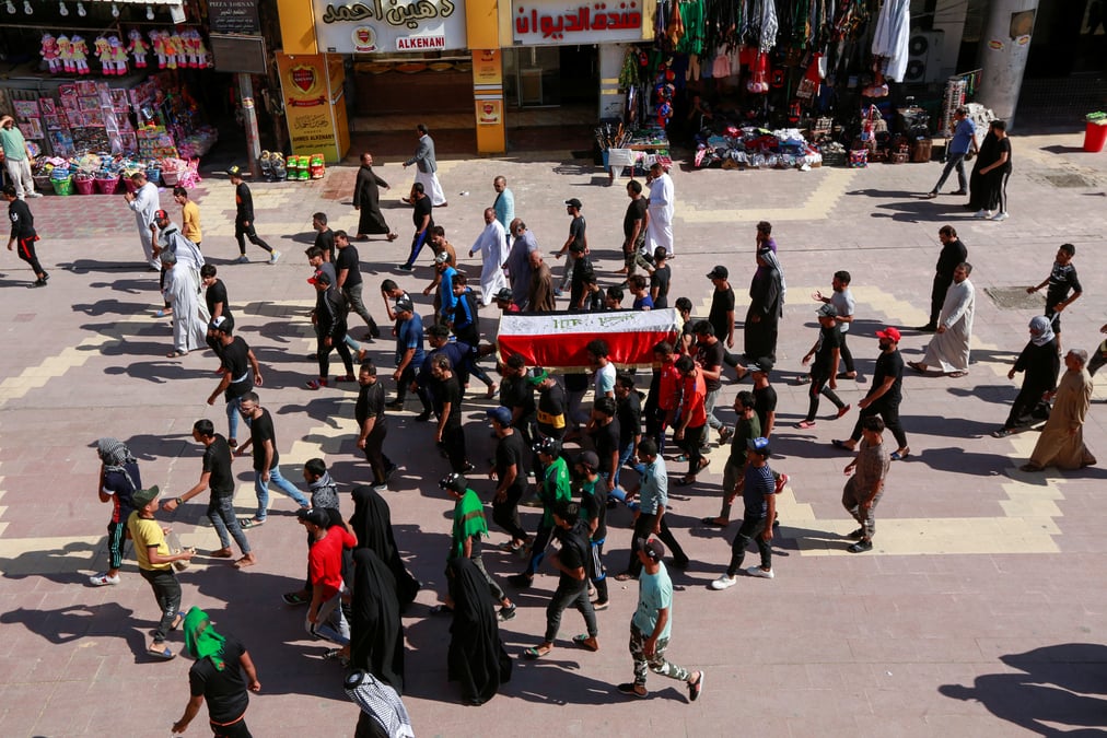 Irak: un mort et 91 manifestants blesses a bagdad