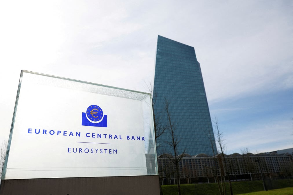Siege de la banque centrale europeenne (bce) a francfort