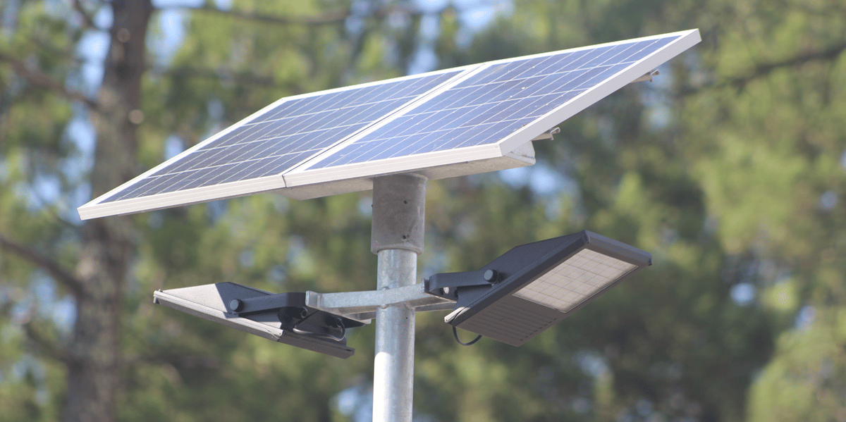 L'éclairage solaire permet une économie d'énergie 100 % étant donné que la source utilisée est naturelle et renouvelable.