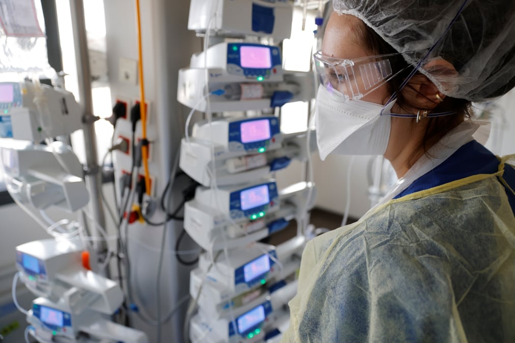 Coronavirus: plus de 6.000 patients en reanimation en france