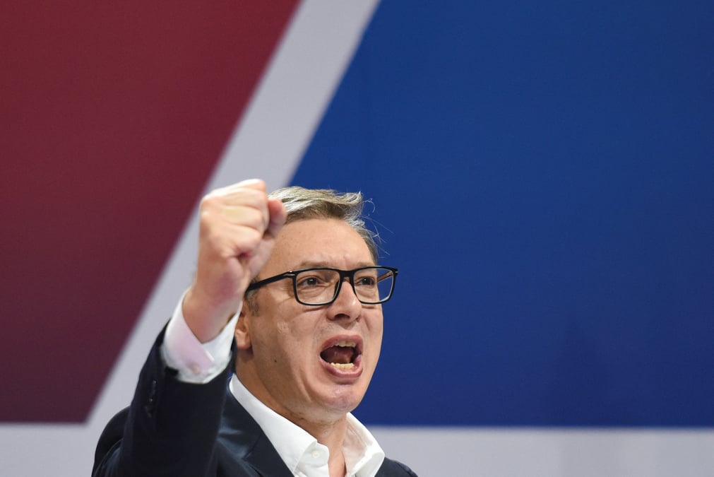 Serbie: vucic reconduit a la presidence avec 60% des voix, les resultats partiels indiquent