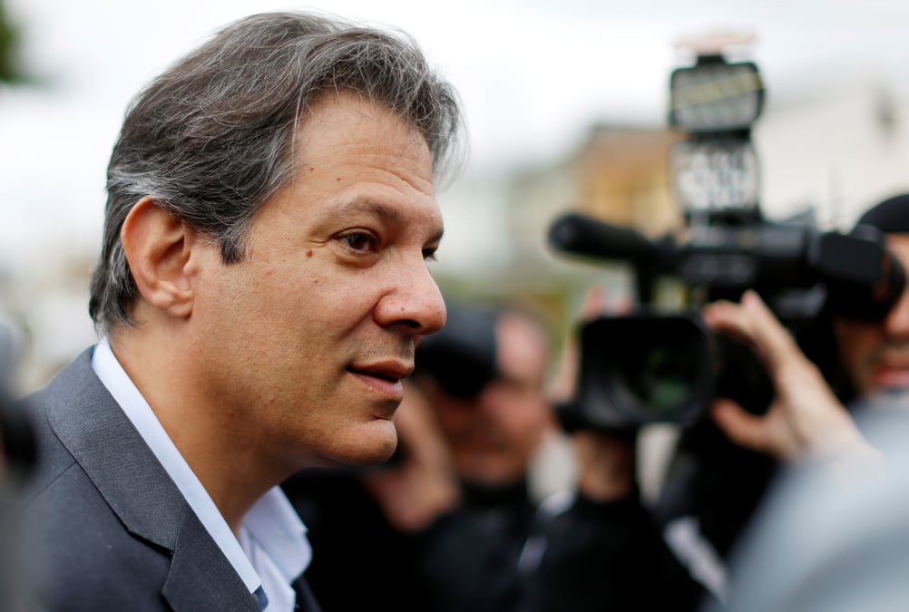 Haddad remplace lula comme candidat du pt au bresil